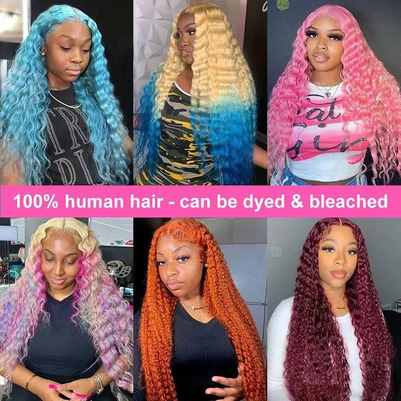 
                  
                    Turn heads with our Deep Wave 613 Blonde HD Lace Frontal Wig, pre-plucked with baby hairs for a natural look. Made from 100% human hair, it features soft, defined deep waves and an HD lace frontal that melts seamlessly into your skin, creating an undetectable, flawless hairline.
                  
                